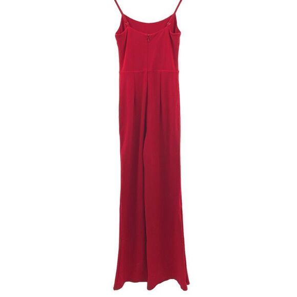 Lovers and Friends Lavinia Jumpsuit in Cherry Red XS - Picture 3 of 9